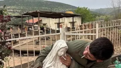جيش الاحتلال يحقق في وضع جندي سيجارة بفم تمثال العذراء بلبنان