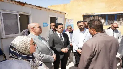نائب محافظ مطروح يفتتح قافلة طبية مجانية بقرية القصر