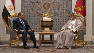 السيسي وسلطان عمان يبحثان التوصل لاتفاق نهائي للأزمة الأمريكية الإيرانية