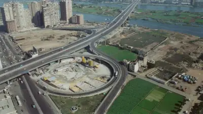 غلق كلي أعلى الطريق الدائري محور المنيب لمدة يومين لتنفيذ مشروع الأتوبيس الذكي