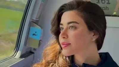 يارا السكري تشارك جمهورها رحلتها بالقطار في مناظر طبيعية خلابة
