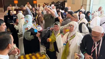 وصول أول أفواج حجاج الجمعيات الأهلية إلى المدينة المنورة