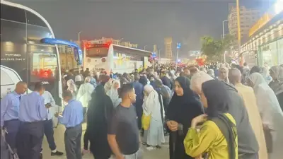 انطلاق أول أفواج حجاج التضامن بالدقهلية من مطار القاهرة