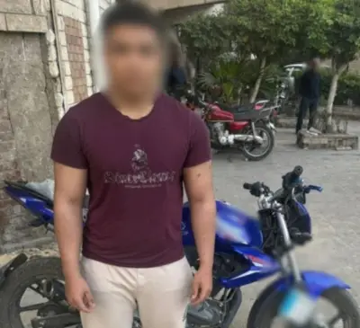 ضبط قائد دراجة نارية اعتدى على آخر بسلاح أبيض في شبرا