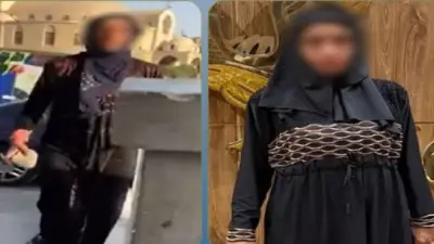 ضبط سيدة مهتزة نفسياً تعدت على شخص بالسب أمام مترو النزهة