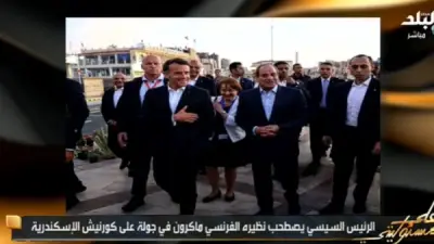 أحمد موسى: جولة السيسي وماكرون في الإسكندرية رسالة أمن وأمان