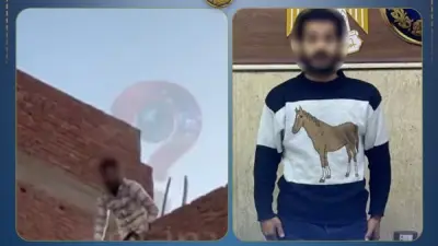 ضبط المتهم بإلقاء الحجارة على المارة من عقار بالقاهرة