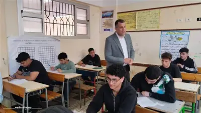 وكيل تعليم دمياط يتفقد امتحانات المستوى الرفيع بمدارس اللغات