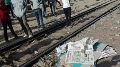 مصرع طفلين صدمهما قطار بعد خروجهما من المدرسة في القليوبية