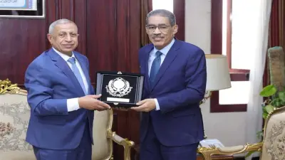 ضياء رشوان يبحث مع رئيس الأكاديمية العربية تطوير التدريب الإعلامي