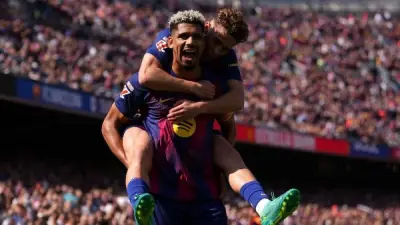 برشلونة يهزم ريال مدريد بثنائية ويتوج بطلاً للدوري الإسباني