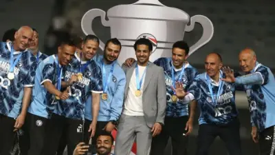مهند لاشين: أسعى لحجز مكان في منتخب مصر بعد التتويج بكأس مصر