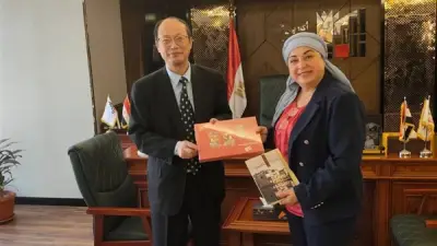 أكاديمية الفنون تستقبل المستشار التعليمي الصيني لتعزيز التعاون الإبداعي
