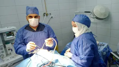 جراحة دقيقة بميت غمر لإنقاذ مريض من كسر ونزيف بالمخ