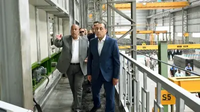 مدبولي يفتتح مصنع جالفا للصناعات الهندسية بأكتوبر لدعم التصنيع المحلي