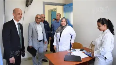 رئيس جامعة بني سويف يتفقد وحدات الحقن المجهري والرنين المغناطيسي بالمركز الطبي