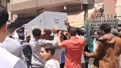 جنازة شعبية لـ بيجو ضحية لقمة العيش بالمحلة والمطالبة بالقصاص