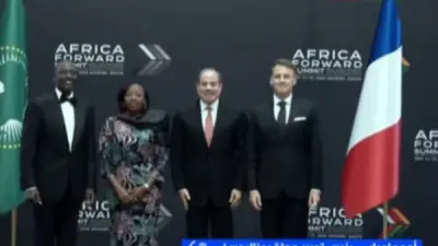 وصول الرئيس السيسي لمأدبة عشاء قمة أفريقيا فرنسا في كينيا