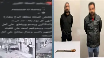 ضبط عامل هدد أسرة بسلاح أبيض في المحلة بسبب خلافات عائلية