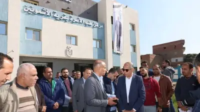 مستشار رئيس الجمهورية لمبادرة حياة كريمة ومحافظ المنيا يتابعان تنفيذ المشروعات