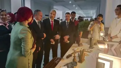 افتتاح معرض الأنشطة الطلابية المبتكرة بجامعة دمياط بحضور نائب وزير التعليم العالي