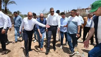 محافظ جنوب سيناء يتفقد منطقة مصيعد ويوجه بحل مشكلات المواطنين وتحسين الخدمات