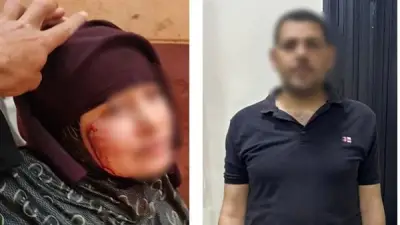 ضبط شخص اعتدى على زوجته وحماته بسلاح أبيض في المنوفية