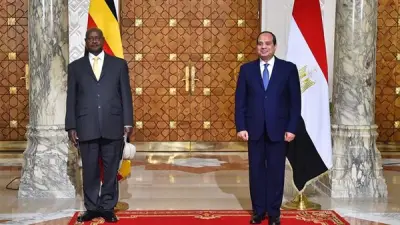 بيان مشترك بين مصر وأوغندا في ختام زيارة السيسي لعنتيبي