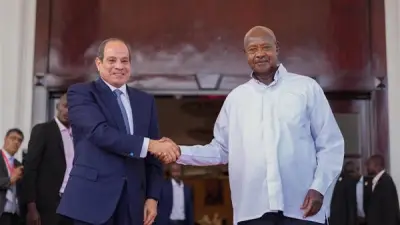زيارة السيسي لعنتيبي ولقاء نظيره الأوغندي لتعزيز التعاون المشترك