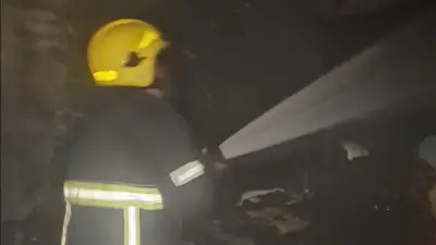 السيطرة على حريق فيلا تحت الإنشاء بكمبوند شهير في الشيخ زايد دون إصابات