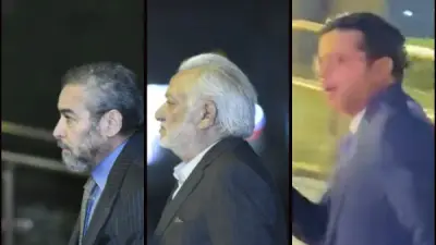 نجوم الفن يودعون عبد الرحمن أبو زهرة في عزاء مهيب بمسجد المشير طنطاوي