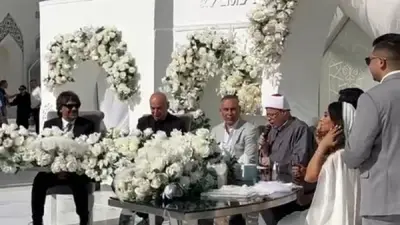 عقد قران ابنة إبراهيم حسن في حفل أسطوري بحضور نجوم الرياضة