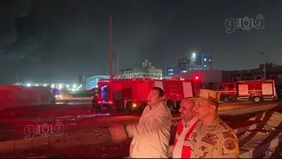 السيطرة على حريق مصنع أخشاب بالعاشر من رمضان دون إصابات