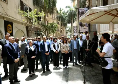 شارع الشريفين يتحول إلى شارع الفن بمبادرة من أكاديمية الفنون بالقاهرة