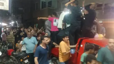 تشييع جثمان شاب قتل في مشادة بسبب السير عكس الاتجاه ببنها