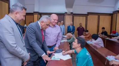 رئيس جامعة طنطا يتابع امتحانات البكالوريوس والدراسات العليا بكلية التربية