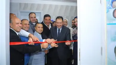محافظ دمياط يفتتح مشروعات صحة ورياضة احتفالاً بالعيد القومي