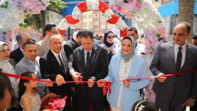افتتاح عيادة التأمين الصحي بكفر سعد البلد لخدمة الأهالي