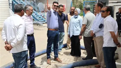 رئيس مياه القليوبية يتفقد محطة نوب طحا ويؤكد التوسع في تقنيات التنقية الحديثة