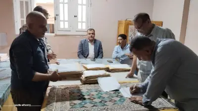 جولة فجرية مفاجئة لمدير تعليم دمياط لإدارة السرو لتأمين امتحانات النقل