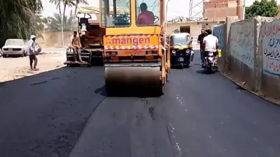 بني سويف تواصل رفع كفاءة الطرق وتحسين السيولة المرورية