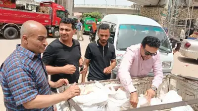 ضبط ربع طن دواجن ولحوم فاسدة قبل بيعها بالباجور في المنوفية