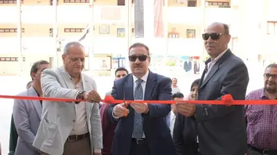 محافظ بورسعيد يفتتح تطوير مدرسة يوسف عاشور الابتدائية