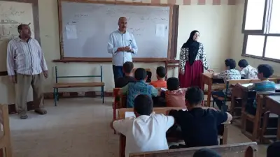 وكيل تعليم بني سويف يتابع امتحانات الفصل الدراسي الثاني بسمسطا