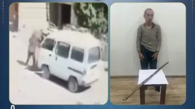 ضبط مريض نفسي لممارسته البلطجة وتكسير سيارة في سوهاج