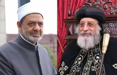 البابا تواضروس يهنئ شيخ الأزهر بعيد الأضحى المبارك