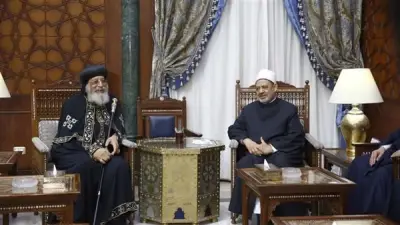 شيخ الأزهر يتلقى اتصالاً من البابا تواضروس للتهنئة بعيد الأضحى
