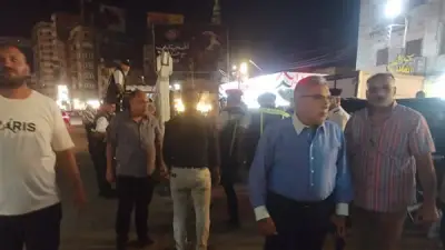 محافظ الدقهلية يقود حملة ثانية لضبط أجهزة الصوت والمركبات المخالفة بالمنصورة