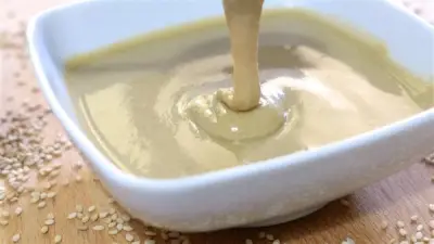 طريقة عمل الطحينة الخام في البيت لزوم مشاوي العيد