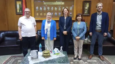 جامعة عين شمس تبحث التعاون مع الهيئة الألمانية للتبادل العلمي